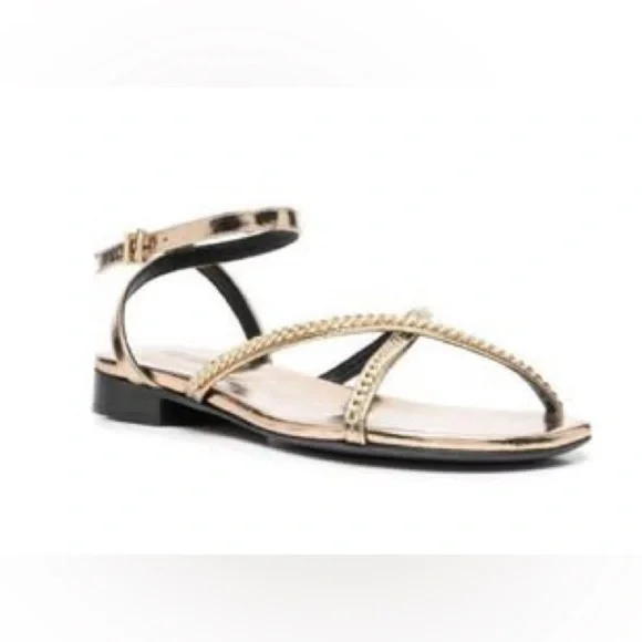 Zadig‎ and Voltaire Rockzy Vintage Patent with chains, size US 5 - Picture 3 of 6